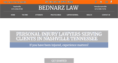 Desktop Screenshot of bednarzlaw.com